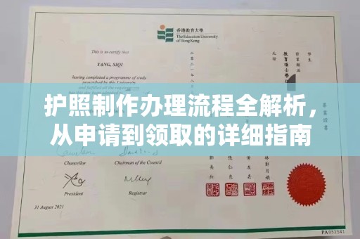 新晃护照制作办理流程全解析，从申请到领取的详细指南
